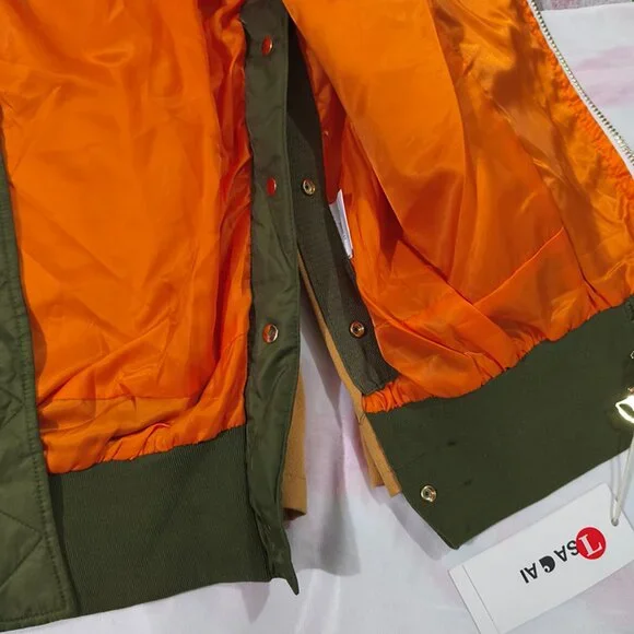 Carhartt X Sacai Khaki Faux Two-Piece Jacket - Picture 9 of 11